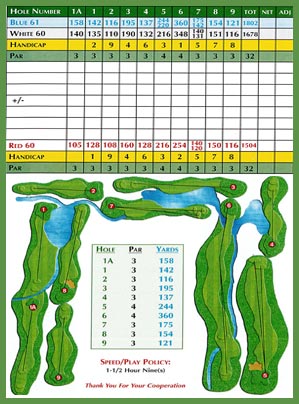Square Links Golf Course Scorecard - Click to Download